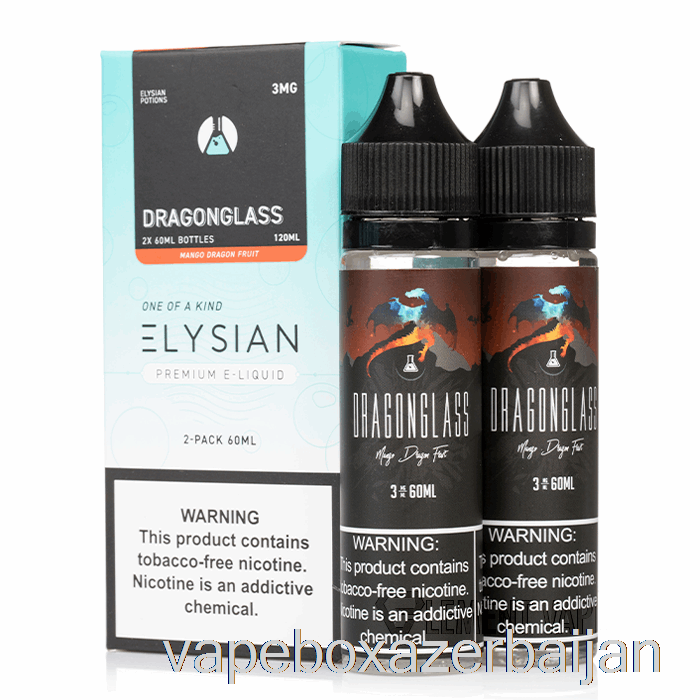 Vape Smoke Dragonglass - Elysian Labs - 120mL 0mg
